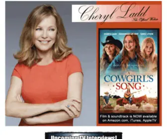 Cherylladd.com(The Cheryl Ladd Official Website) Screenshot