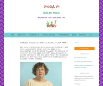 Cherylmhealthmuse.com(Ditch the pain of chronic illness and start living again) Screenshot