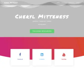 Cherylmitteness.com(Professor and Mentor) Screenshot