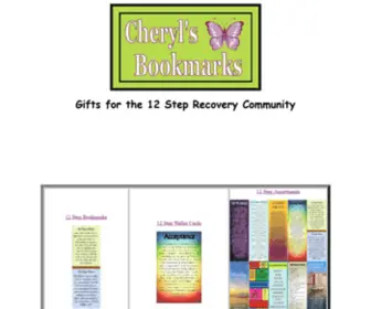 Cherylsbookmarks.com(Cheryl's Bookmarks) Screenshot