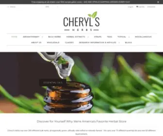 Cherylsherbs.com(Cheryls Herbs) Screenshot