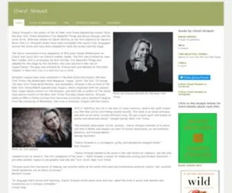 Cherylstrayed.com(This web site) Screenshot