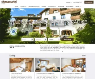 Chesa-Surlej.ch(Chesa surlej hotel) Screenshot