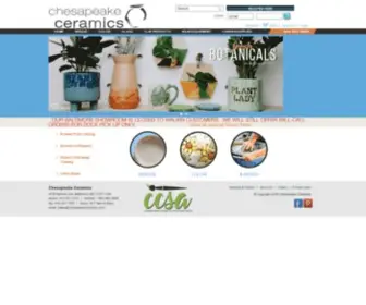 Chesapeakeceramics.com(Chesapeake Ceramics) Screenshot