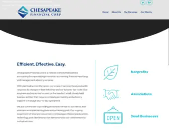 Chesapeakefinancialcorp.com(Chesapeake Financial Corp) Screenshot