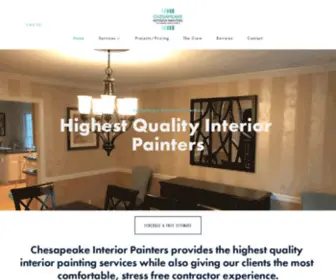 Chesapeakeinteriorpainters.com(Chesapeake Interior Painters) Screenshot