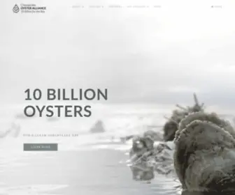 Chesapeakeoysteralliance.org(Chesapeake Oyster Alliance) Screenshot