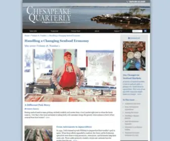 Chesapeakequarterly.net(Maryland’s oyster aquaculture industry) Screenshot