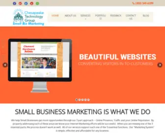 Chesapeaketechgroup.com(Results Driven Marketing Services for Small Businesses) Screenshot