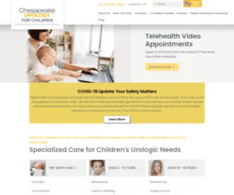 Chesapeakeurologyforchildren.com(Chesapeake Urology for Children) Screenshot