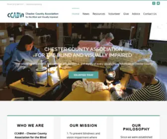 Chescoblind.org(Chester County Association for the Blind and Visually Impaired) Screenshot