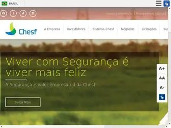 Chesf.gov.br(Portal Corporativo da Chesf) Screenshot