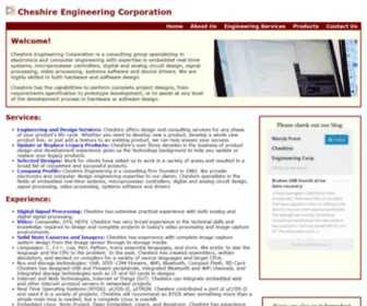 Cheshireeng.com(Cheshire Engineering Corp) Screenshot