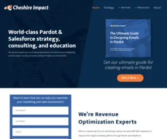 Cheshireimpact.com(World-class Pardot & Salesforce strategy, consulting, and education) Screenshot