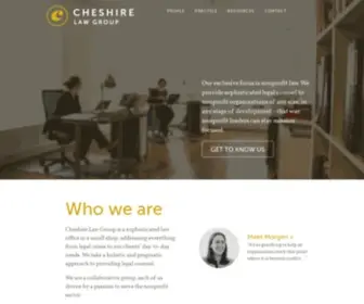 Cheshirenonprofitlaw.com(Cheshire Nonprofit Law) Screenshot
