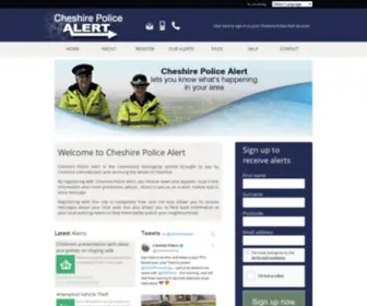 Cheshirepolicealert.co.uk(Cheshire Police Alert) Screenshot