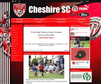 Cheshiresoccerclub.org(Cheshire Soccer Club) Screenshot