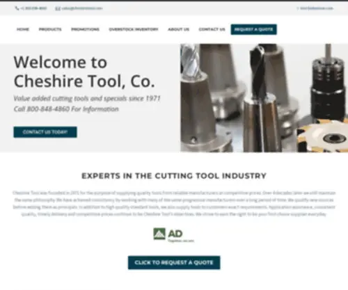 Cheshiretool.com(Industrial Tool Distributor) Screenshot