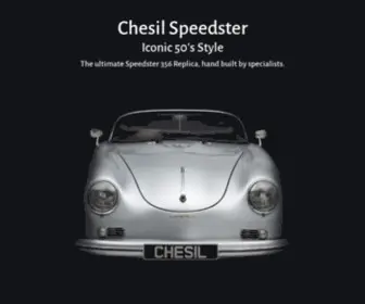 Chesil.co.uk(Chesil Speedster 356 Replica) Screenshot