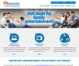 Chesnet.net(Chesnee Communications) Screenshot