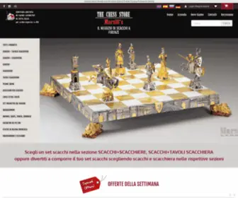 Chess-Store.it(Scacchi online Vendita Scacchi online Scacchi Firenze Toscana Produzione Vendita) Screenshot