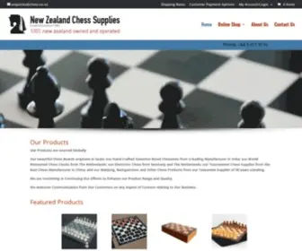 Chess.co.nz(New Zealand Chess Supplies) Screenshot