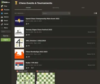 Chessbomb.com(Follow Top 3 Selected Chess Tournaments Live) Screenshot