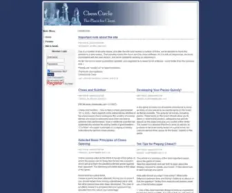 Chesscircle.net(Joomla) Screenshot