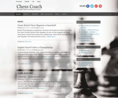 Chesscoach.co.uk(Chess Coach) Screenshot