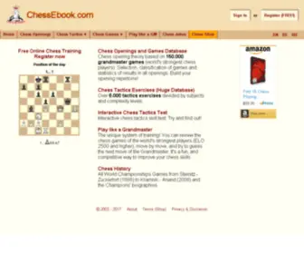 Chessebook.com(Willkommen im Schachversand Chessebook SchachShop) Screenshot