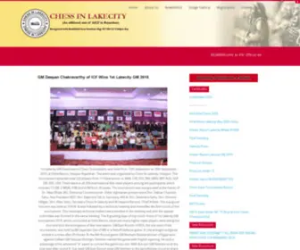 Chessinlakecity.com(Chess In Lakecity) Screenshot