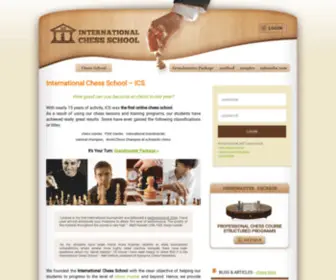 Chessmasterschool.com(International Chess School) Screenshot