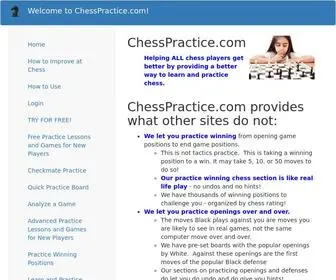 Chesspractice.com(Chess Practice) Screenshot