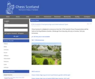 Chessscotland.com(Chess Scotland) Screenshot