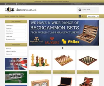 Chesssets.co.uk(Chess Sets UK) Screenshot