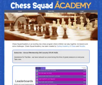 Chesssquad.com(Chess) Screenshot