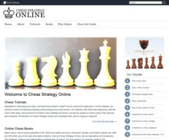 Chessstrategyonline.com(Chess Strategy Online) Screenshot