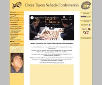 Chesstigers.de(F鰎derverein) Screenshot