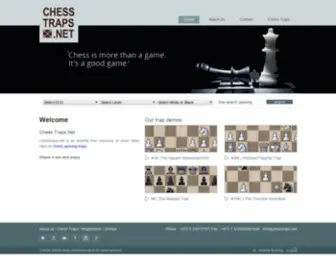 Chesstraps.net(CHESS TRAPS) Screenshot
