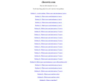 Chesswiz.com(chesswiz) Screenshot