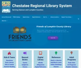 Chestateelibrary.org(Serving Dawson and Lumpkin Counties) Screenshot