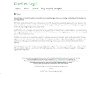 Chesteklegal.com(Chestek Legal) Screenshot