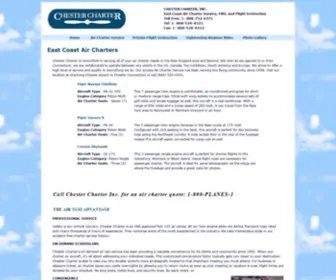 Chester-Charter.com(New England Air Charter Service) Screenshot