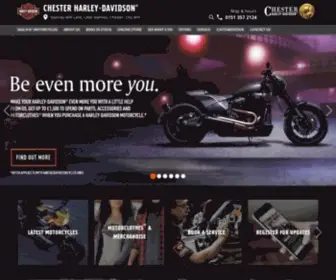 Chester-Harley-Davidson.co.uk(Chester Harley) Screenshot