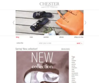 Chester-Shoes.com(CHESTER) Screenshot