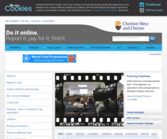 Chester.gov.uk(Chester) Screenshot