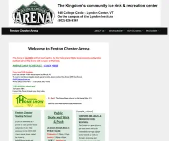 Chesterarena.org(A community ice rink and recreation center in the beautiful Northeast Kingdom of Vermont) Screenshot