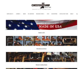 Chesterboot.com(Chester Boot Shop) Screenshot