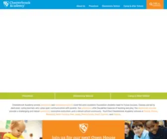 Chesterbrookacademy.com(Private Preschools & Elementary Schools) Screenshot