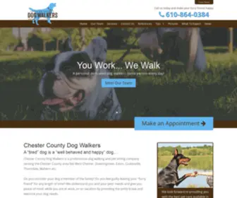 Chestercountydogwalkers.com(Dog Walking) Screenshot